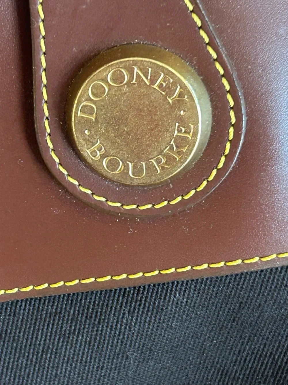 Vintage Dooney and Bourke Cabriolet Weekender Canvas and Leather Tote
